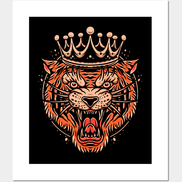 tiger king tattoo Wall Art by donipacoceng